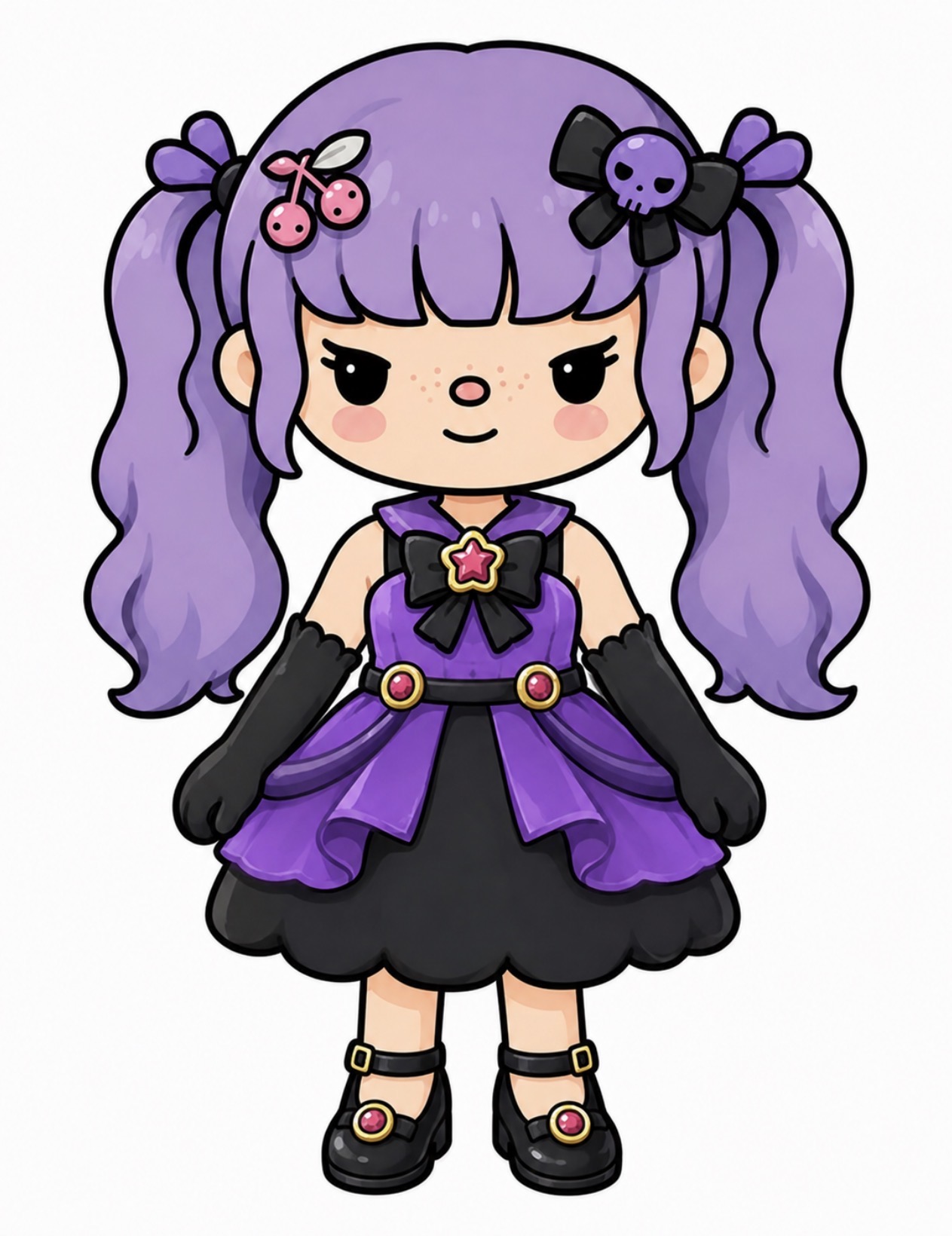 Kuromi Prom Dress